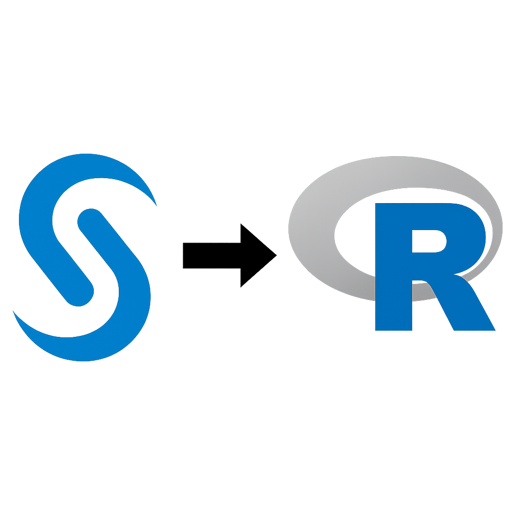 SAS to R Logo